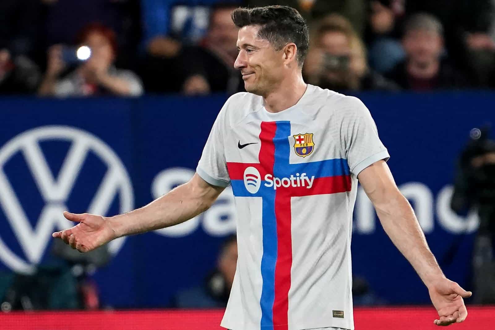 Robert Lewandowski to miss Espanyol, Atletico, Getafe: three-game ban for him, four for Pique