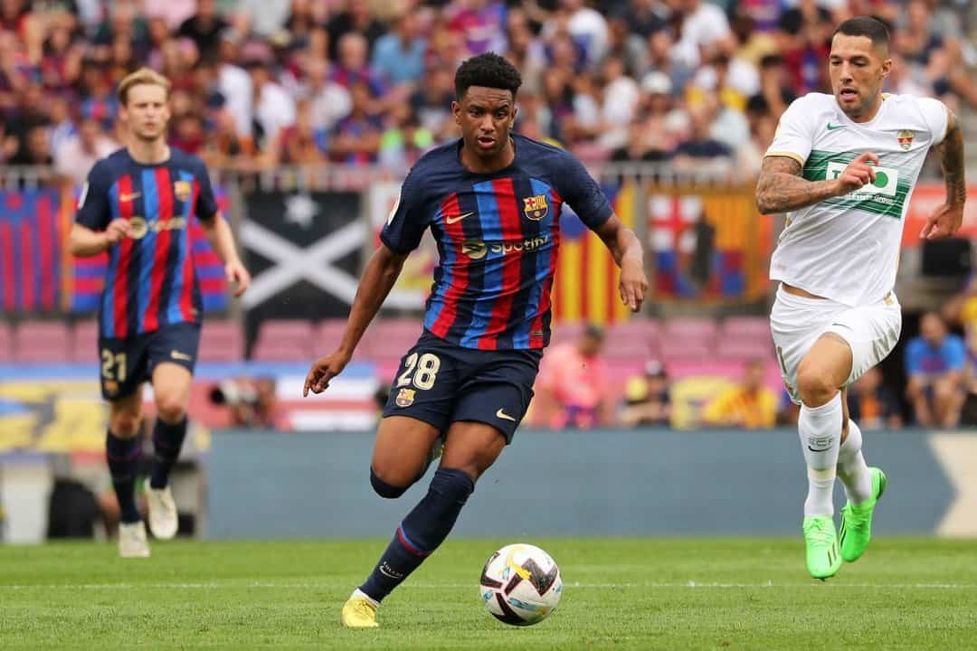 Barcelona fullback Alejandro Balde gets a call from Spain to replace José Gayá