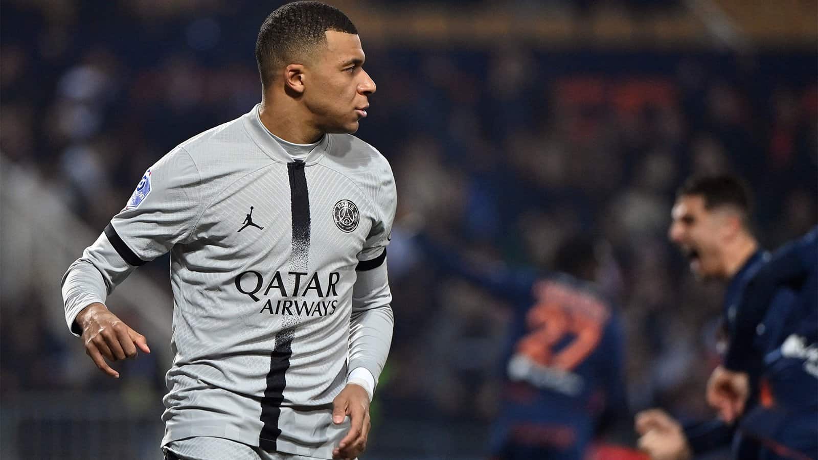 Kylian Mbappe to miss the Champions League first leg due to a thigh injury
