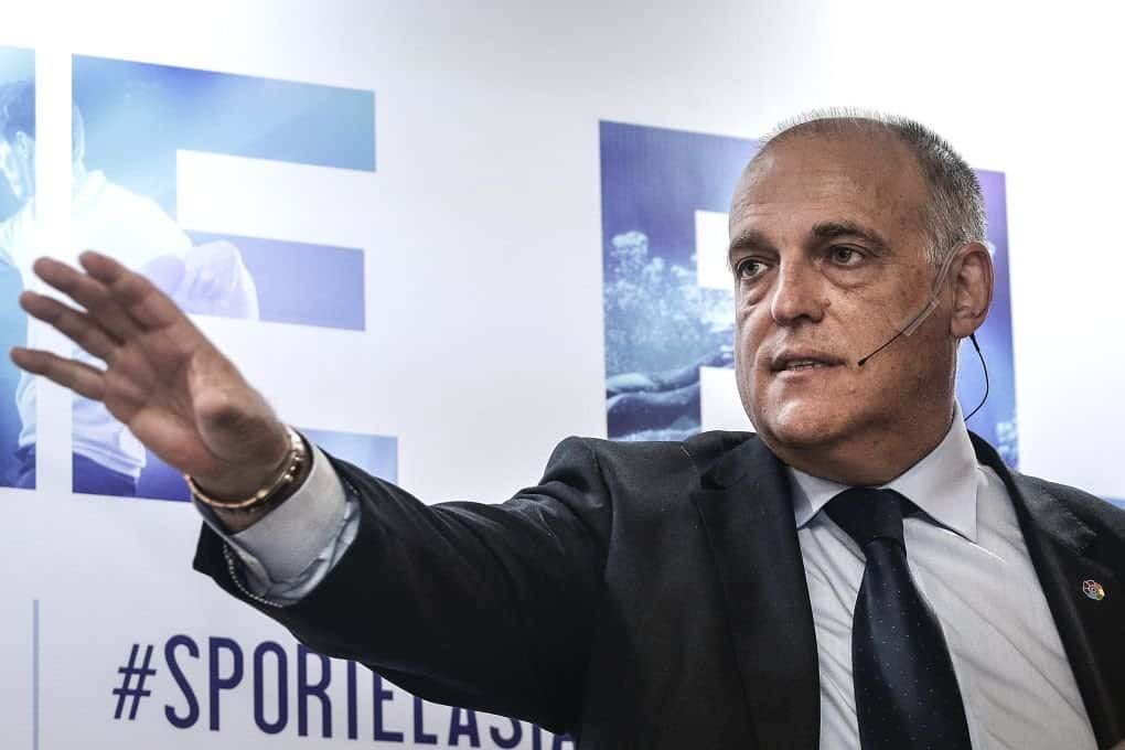 La Liga President Javier Tebas calls for Joan Laporta's resignation