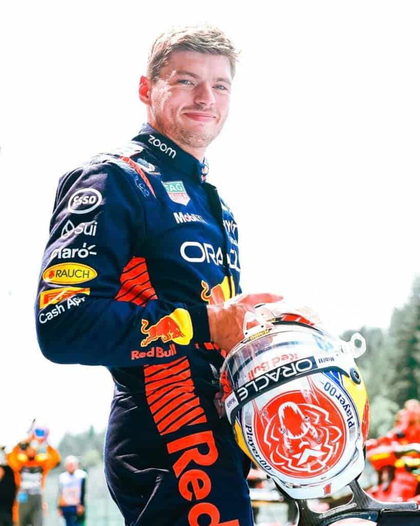 Max Verstappen also faced a five place gearbox penalty via Official Twitter