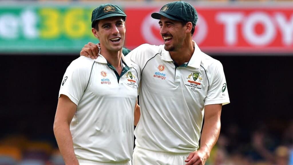 Mitchell Starc and Pat Cmmins Image Credits The Australian 1