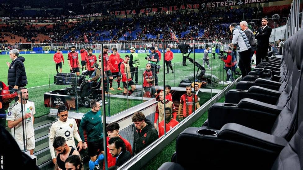 Pitchside Seats at the San Siro Image Credits AC Milan